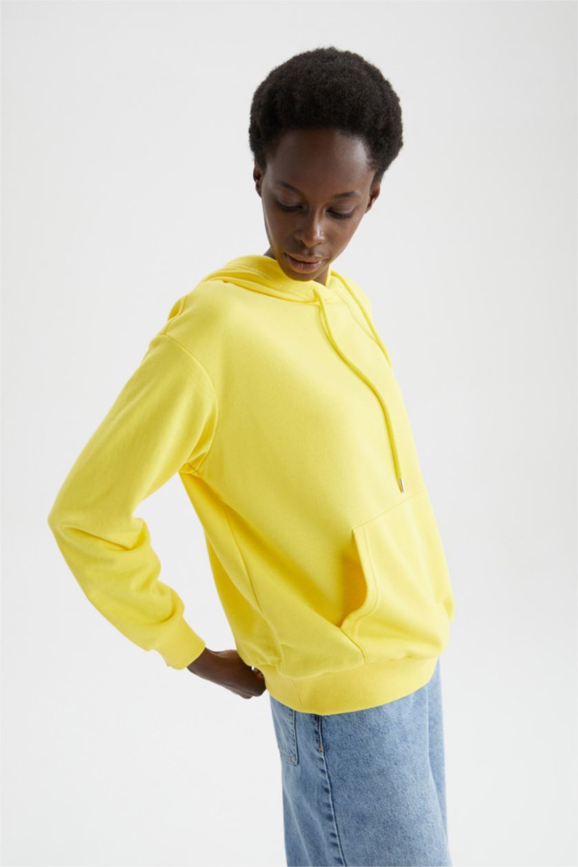 FEMME Jaune Coupe décontractée