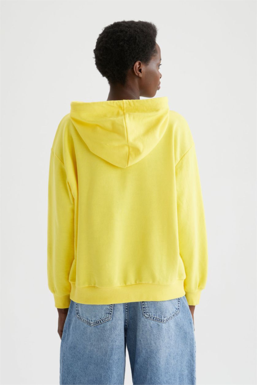 FEMME Jaune Coupe décontractée