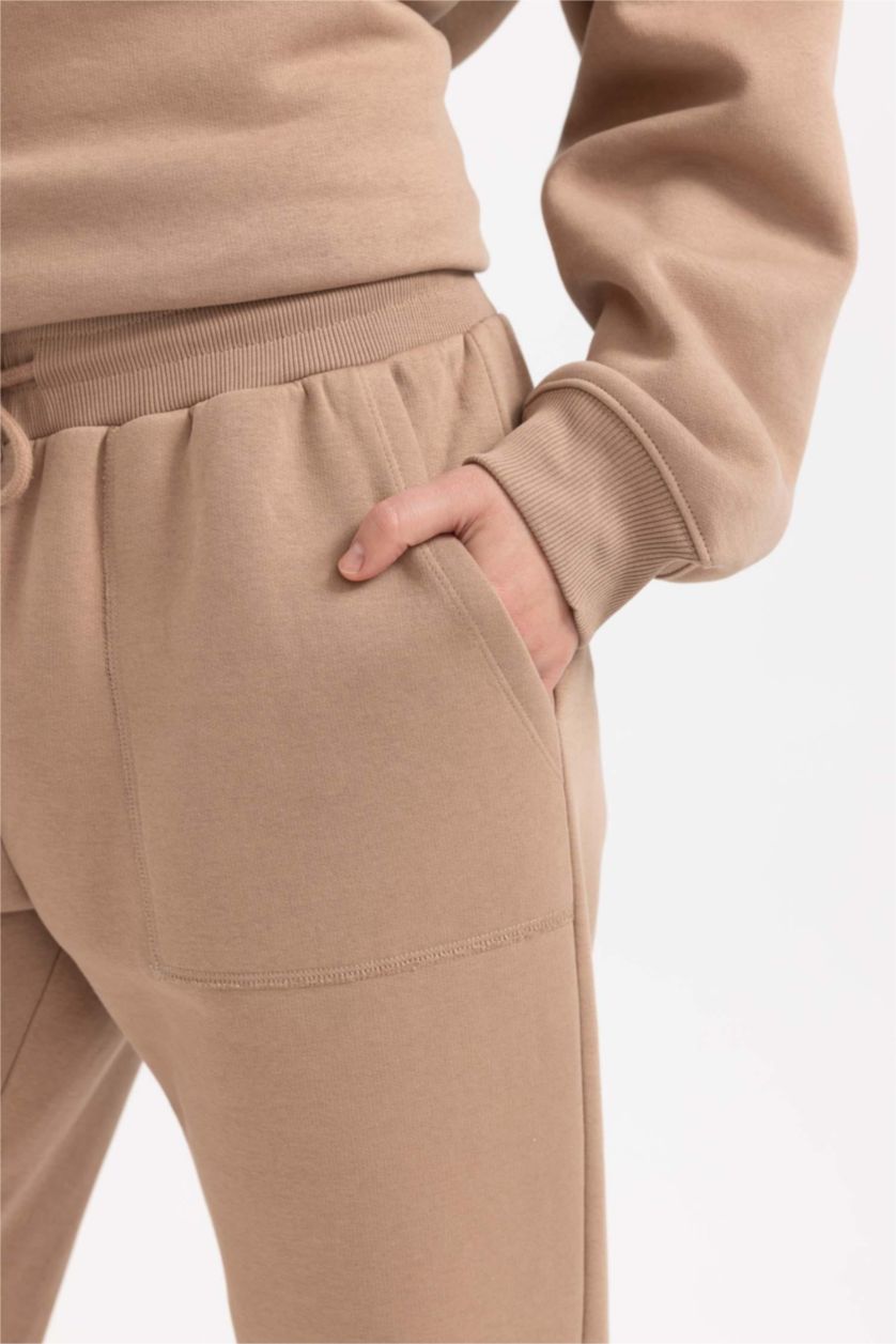 Woman Vison jogger Basic Thick Sweatshirt Fabric Trousers