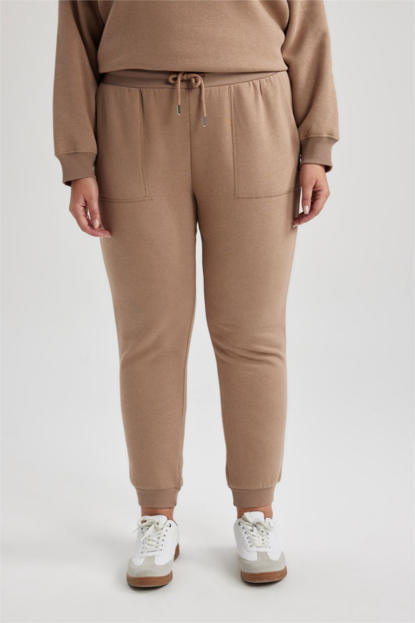 Woman Vison jogger Basic Thick Sweatshirt Fabric Trousers
