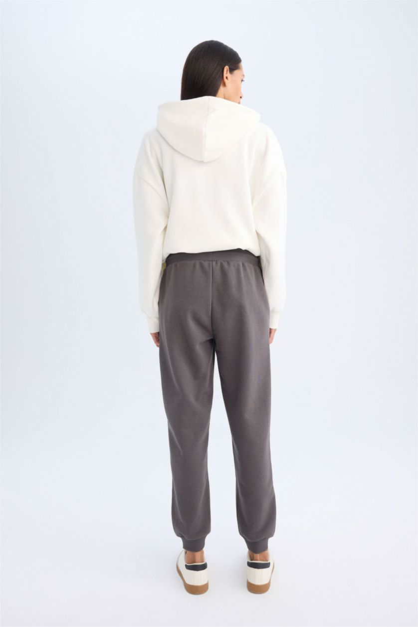 WOMAN Anthracite Regular Fit Jogger Basic Sweatpants