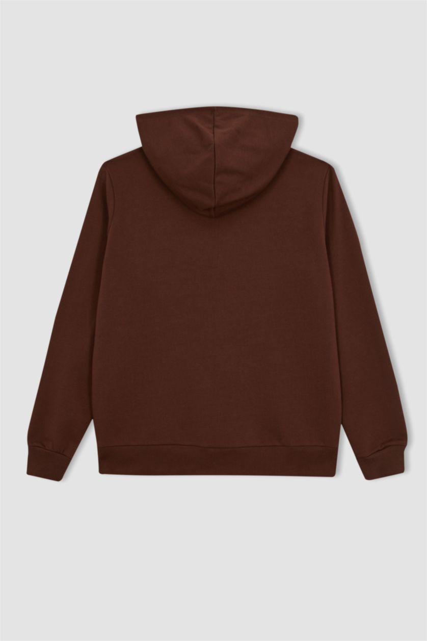 نساء بني سويتر قماش رقيق قصة عادية