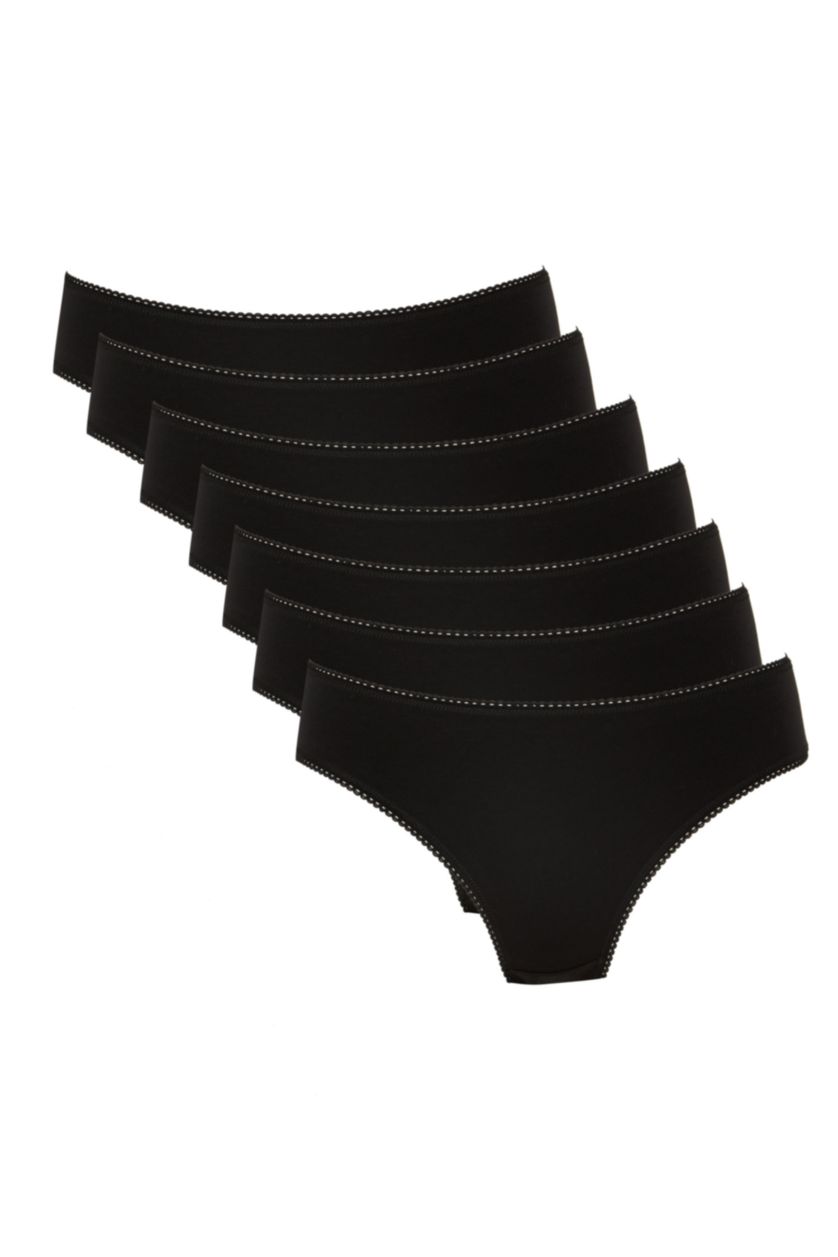 حريمي أسود عبوة كلوت سليب Fall in Love من من 7 قطع