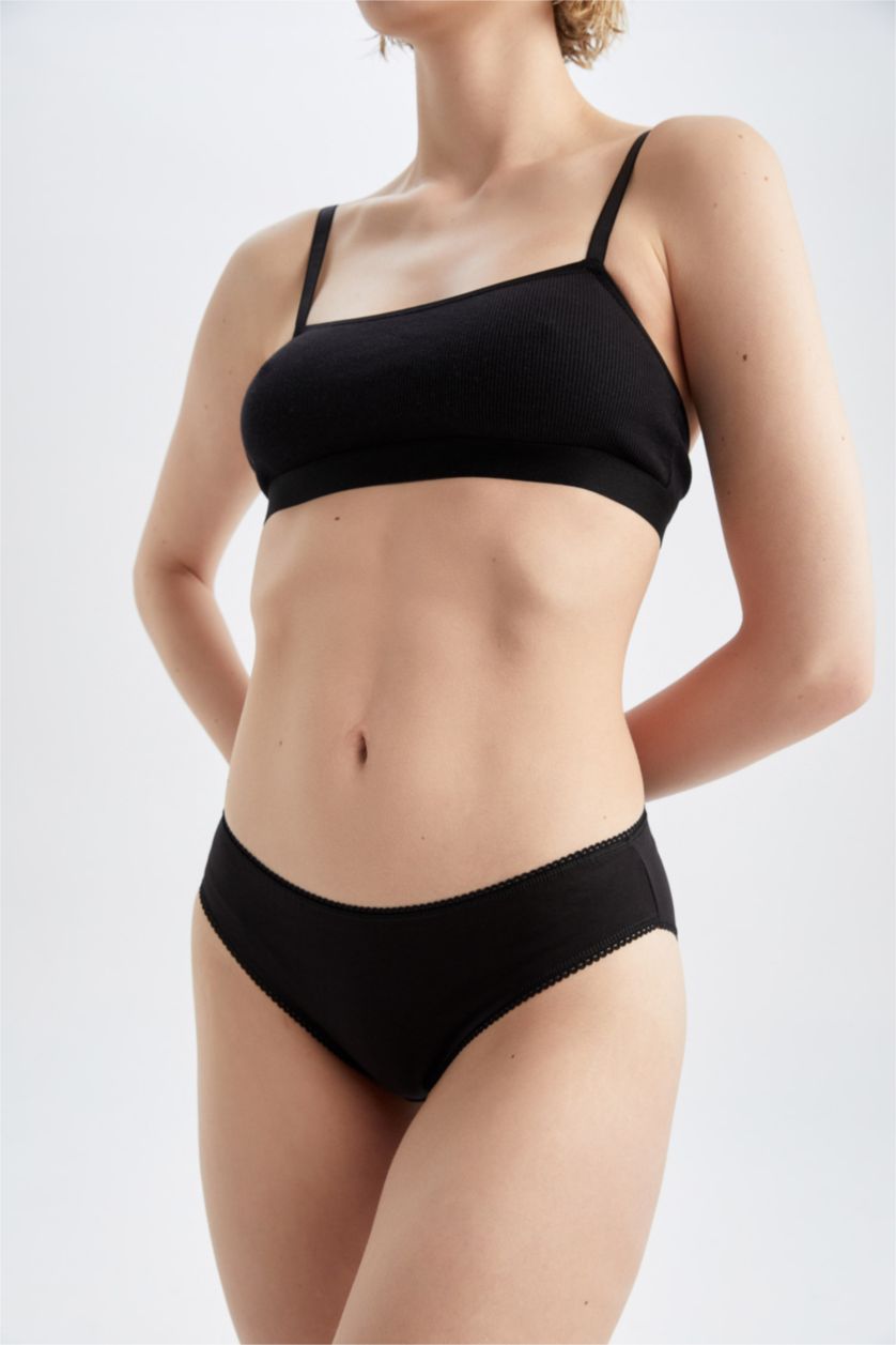 حريمي أسود عبوة كلوت سليب Fall in Love من من 7 قطع