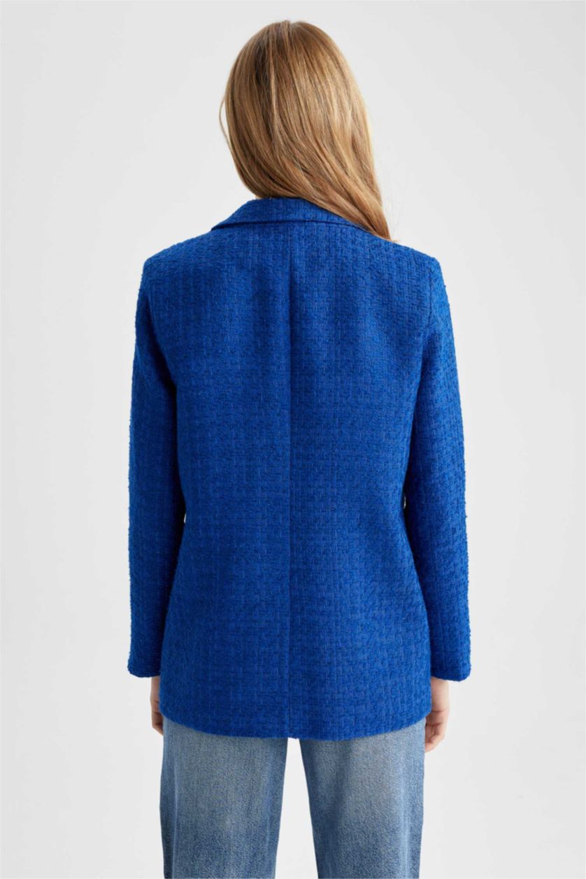 WOMAN Sax Loose Fit Tweed Blazer