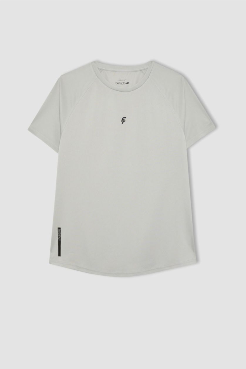 MAN Light Grey Slim Fit Short Sleeve T-Shirt