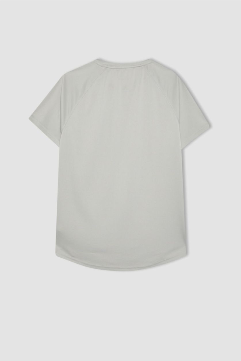 MAN Light Grey Slim Fit Short Sleeve T-Shirt