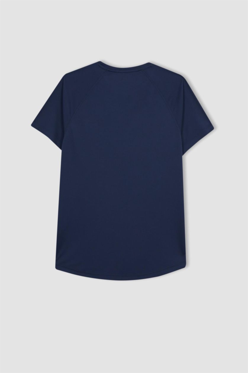 Ерлер әскери-теңіз дөңгелек жаға басып шығарылған Футболка