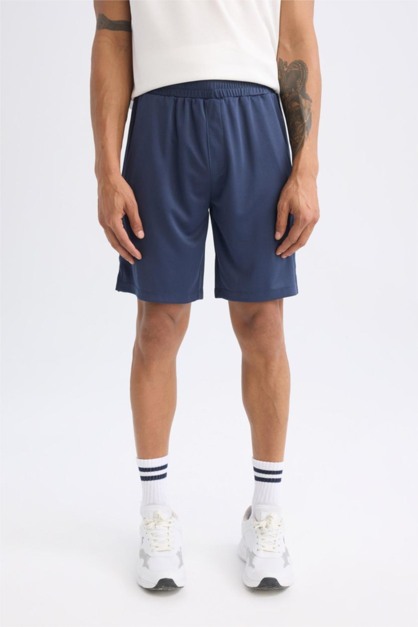 Man NAVY DeFactoFit Slim Fit Sports Standard Leg Shorts