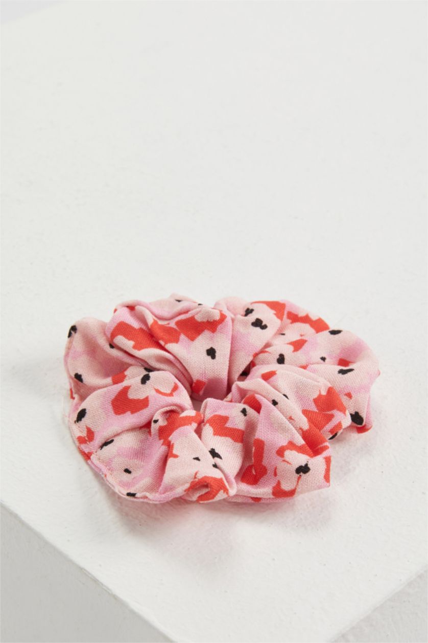 Kadın Karma Çiçek Desenli 3'lü Lastik Toka