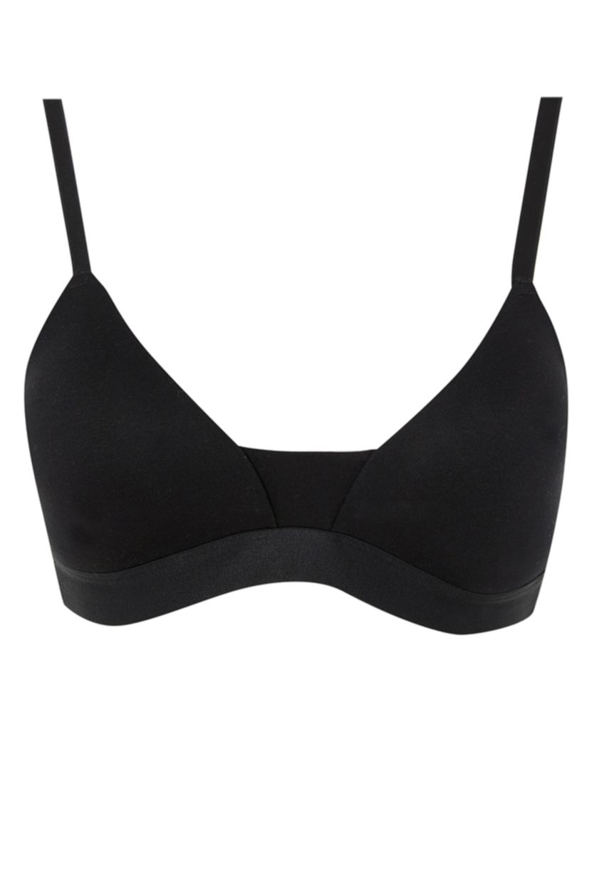 FEMME Noir Soutien gorge Rembourré Sans Rembourrage