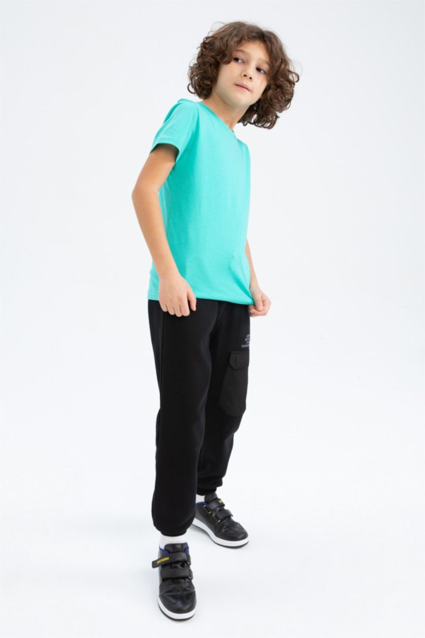 أولادي أسود بنطلون سويت بانتس اولادي سليم فيت بسوسته بجيوب