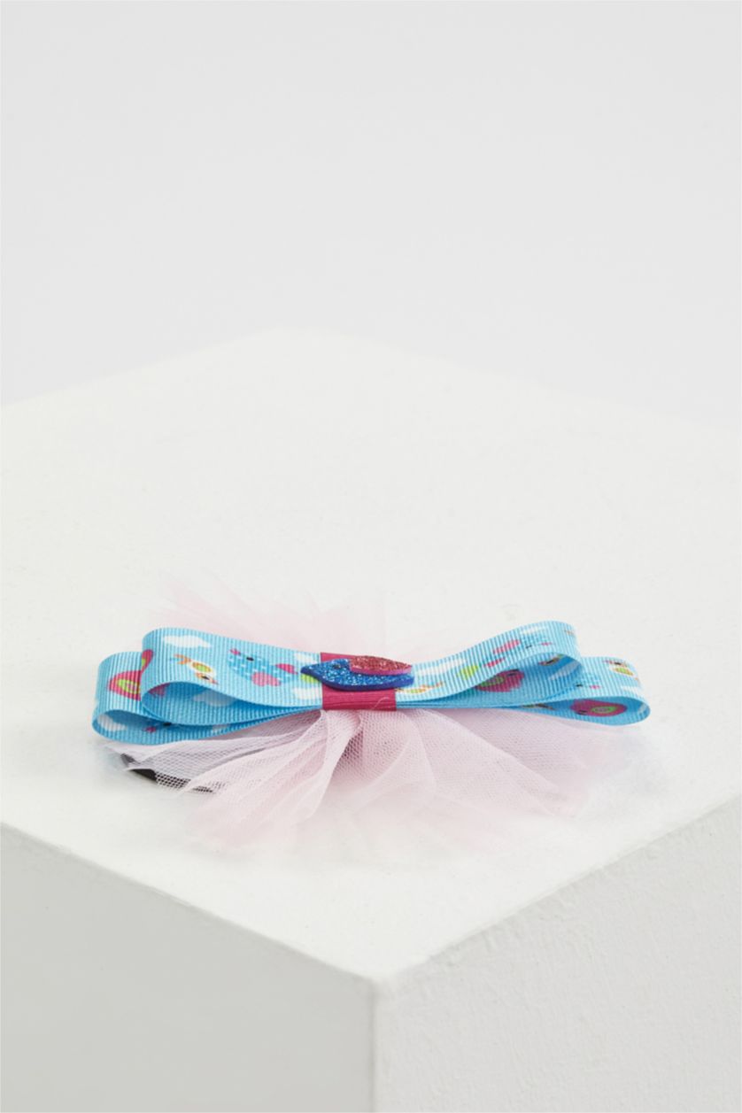 GIRLS & TEENS MIXED Girl Tulle Bow Elastic Hair Clips