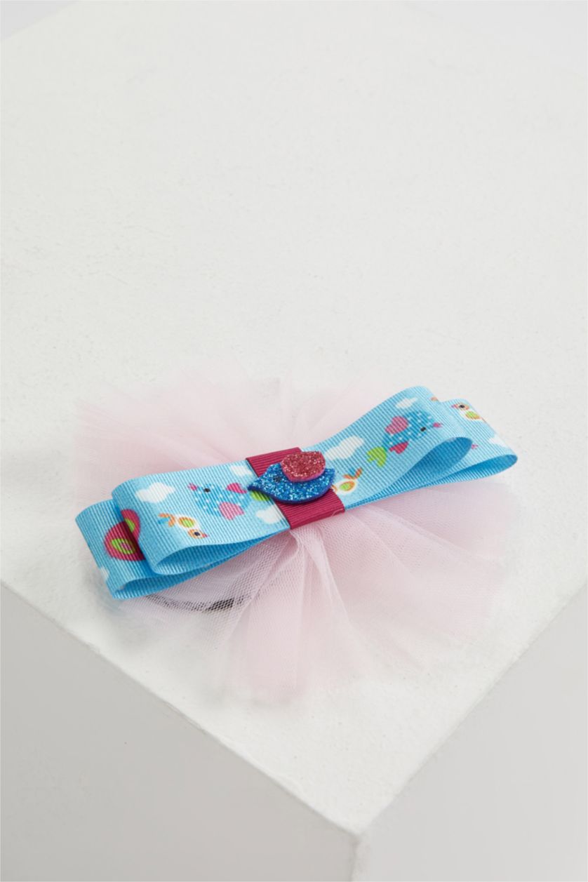 GIRLS & TEENS MIXED Girl Tulle Bow Elastic Hair Clips