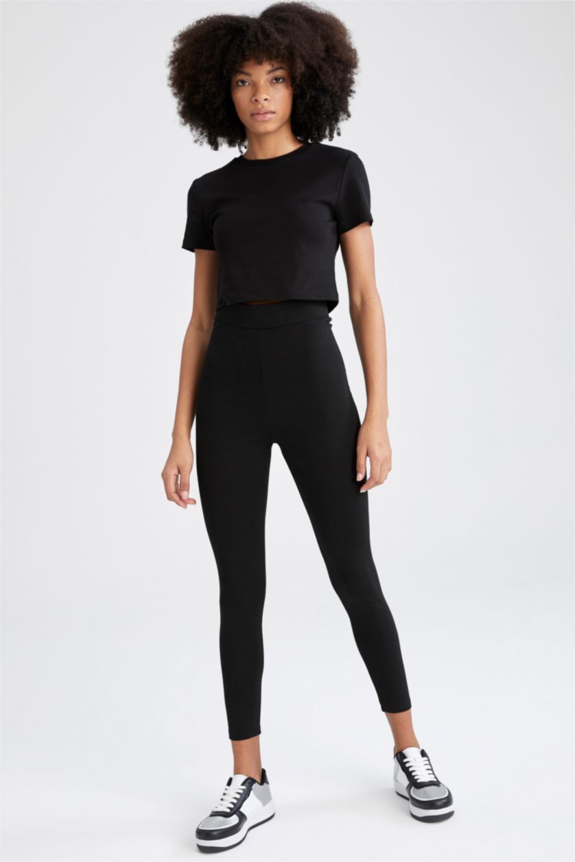 نساء أسود Leggings