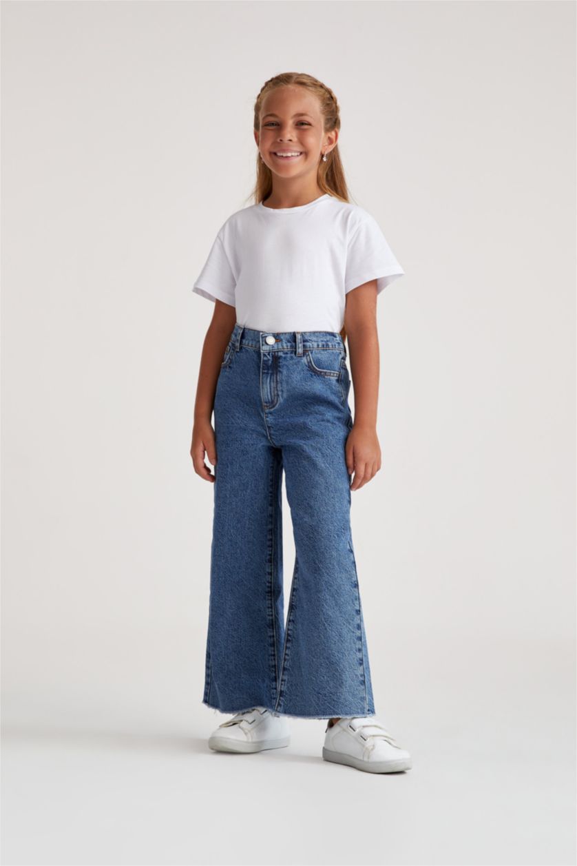 GIRLS & TEENS Light Blue Girl Wide Leg Jeans