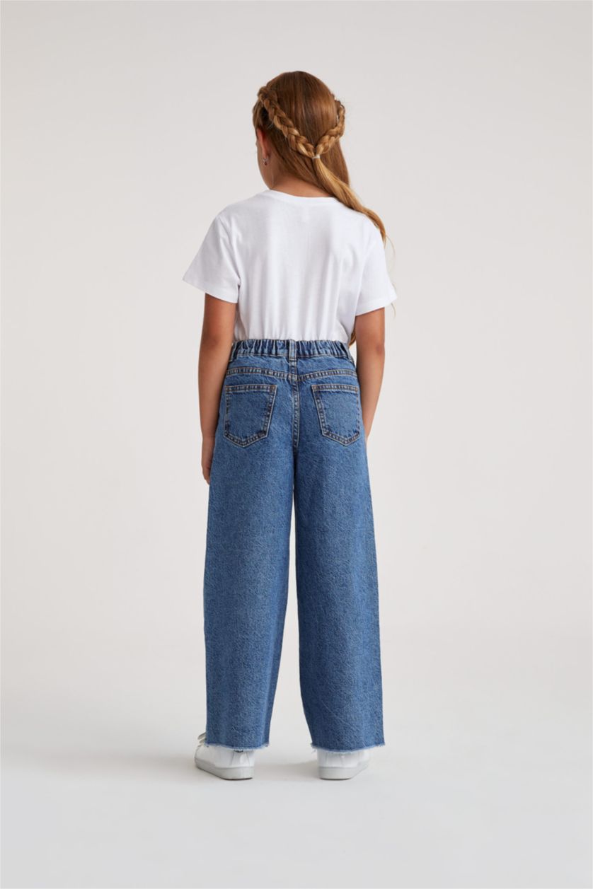 GIRLS & TEENS Light Blue Girl Wide Leg Jeans