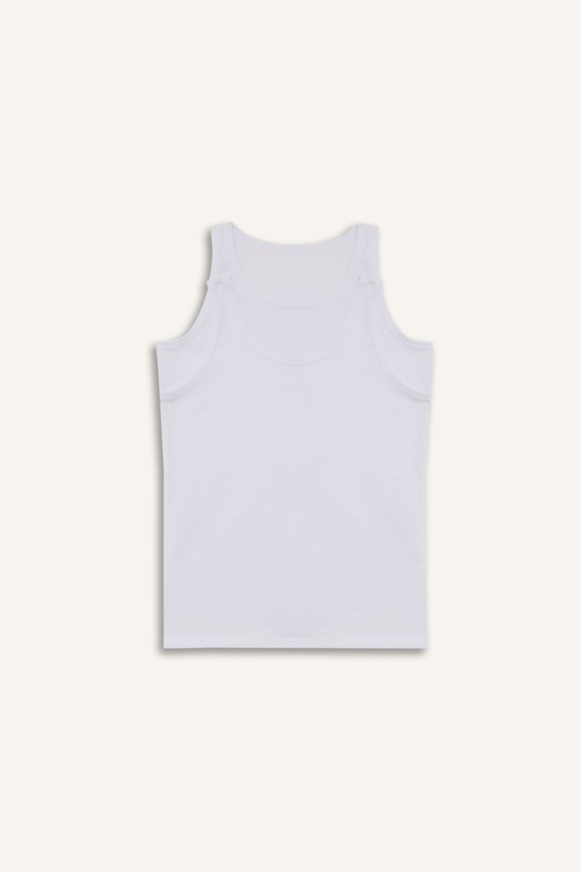 BOYS & TEENS White Boy 2 Piece Undershirts