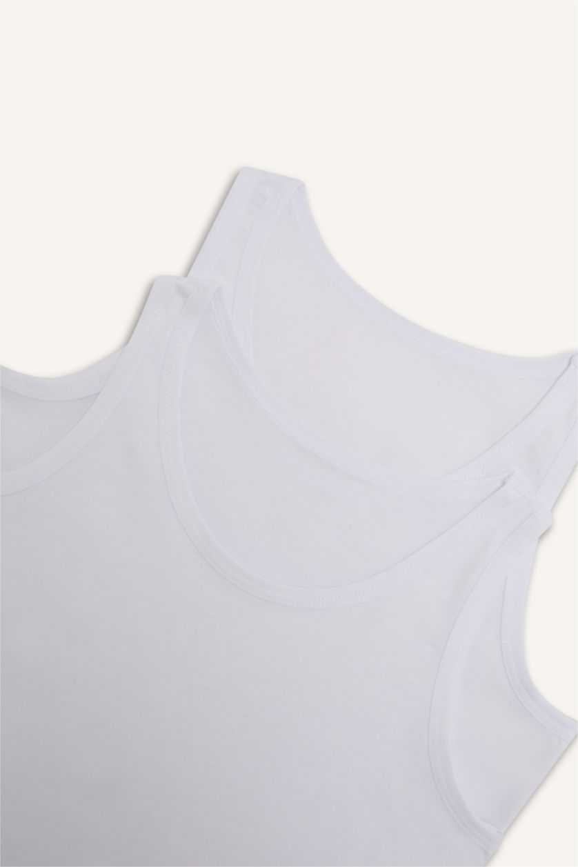 BOYS & TEENS White Boy 2 Piece Undershirts