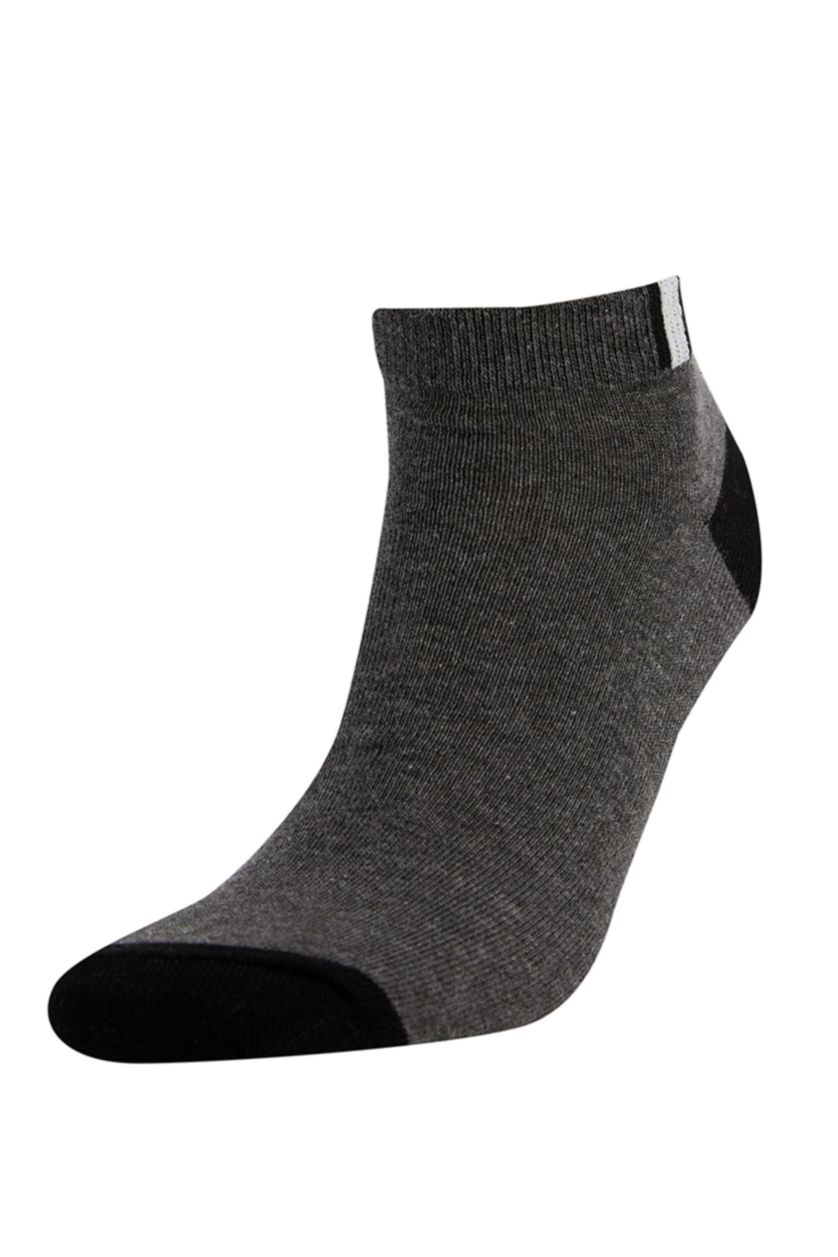 Erkek Karma Erkek 5'li Pamuklu Patik Çorap