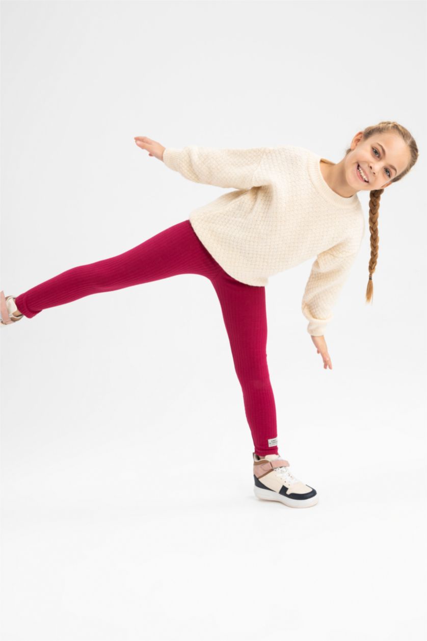 Girls & Teens Fushsia Girl Leggings