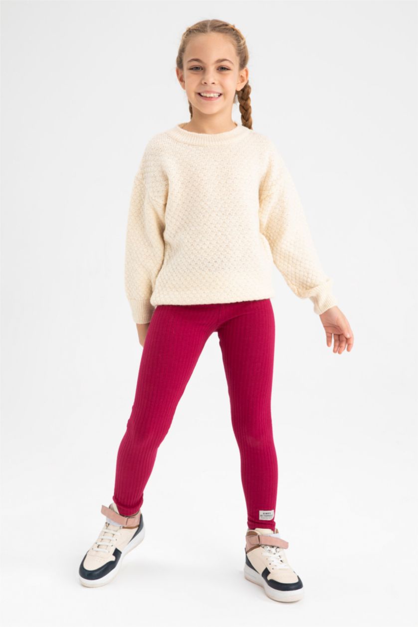 Girls & Teens Fushsia Girl Leggings