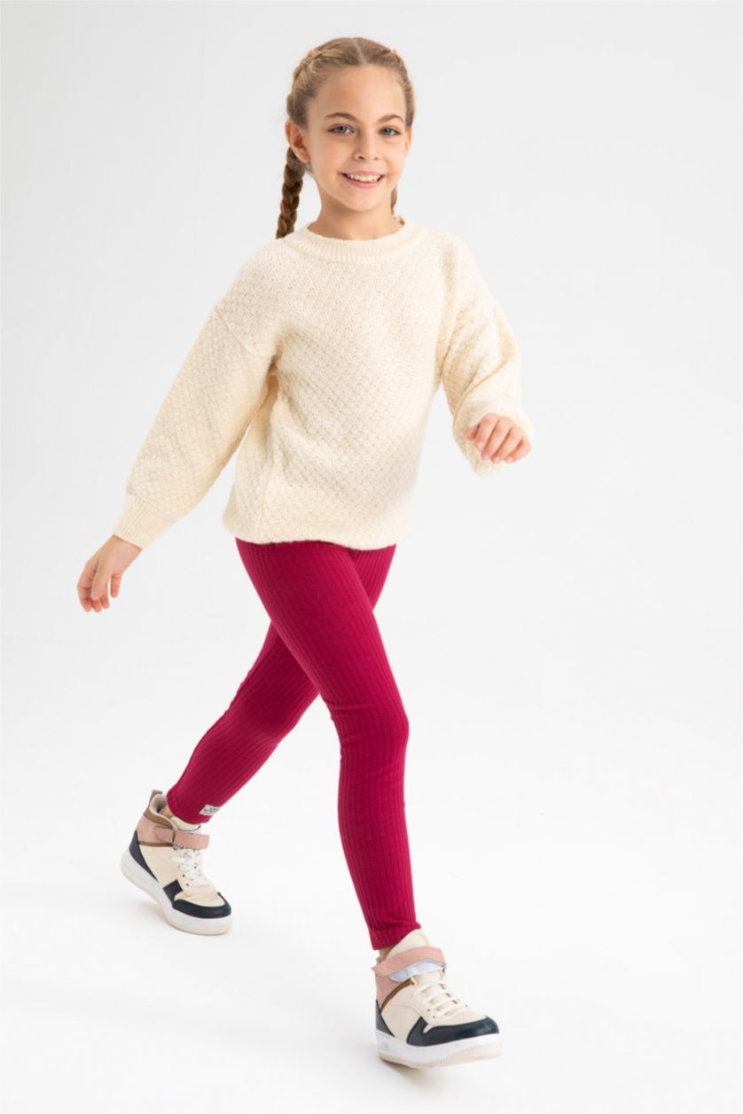 Girls & Teens Fushsia Girl Leggings