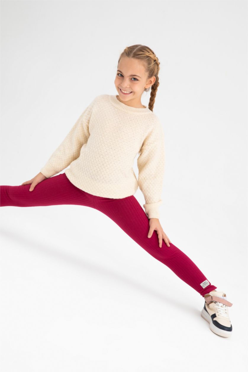 Girls & Teens Fushsia Girl Leggings