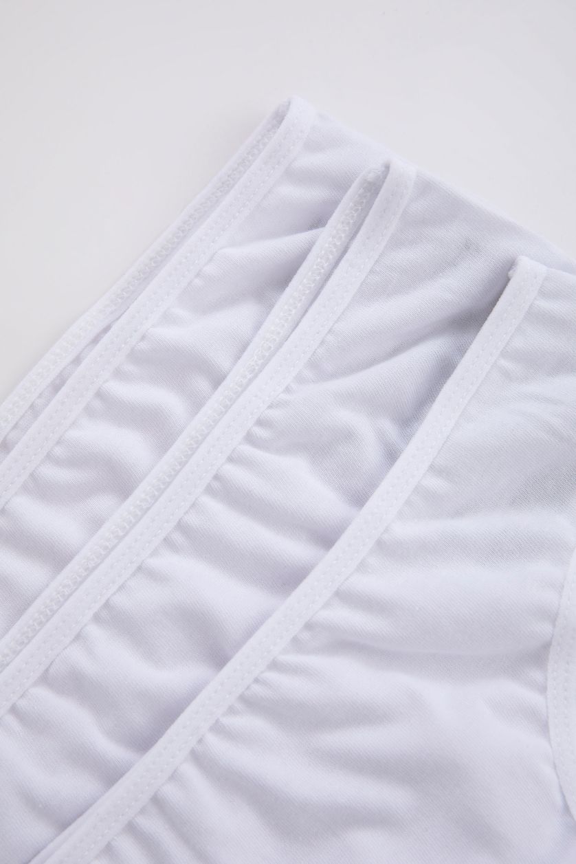 GIRLS & TEENS White Girl 3 piece Slip Panty