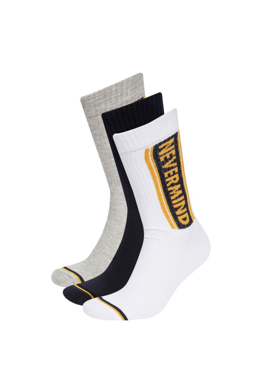 MAN Karma DeFactoFit 3 Piece Cotton Long Socks