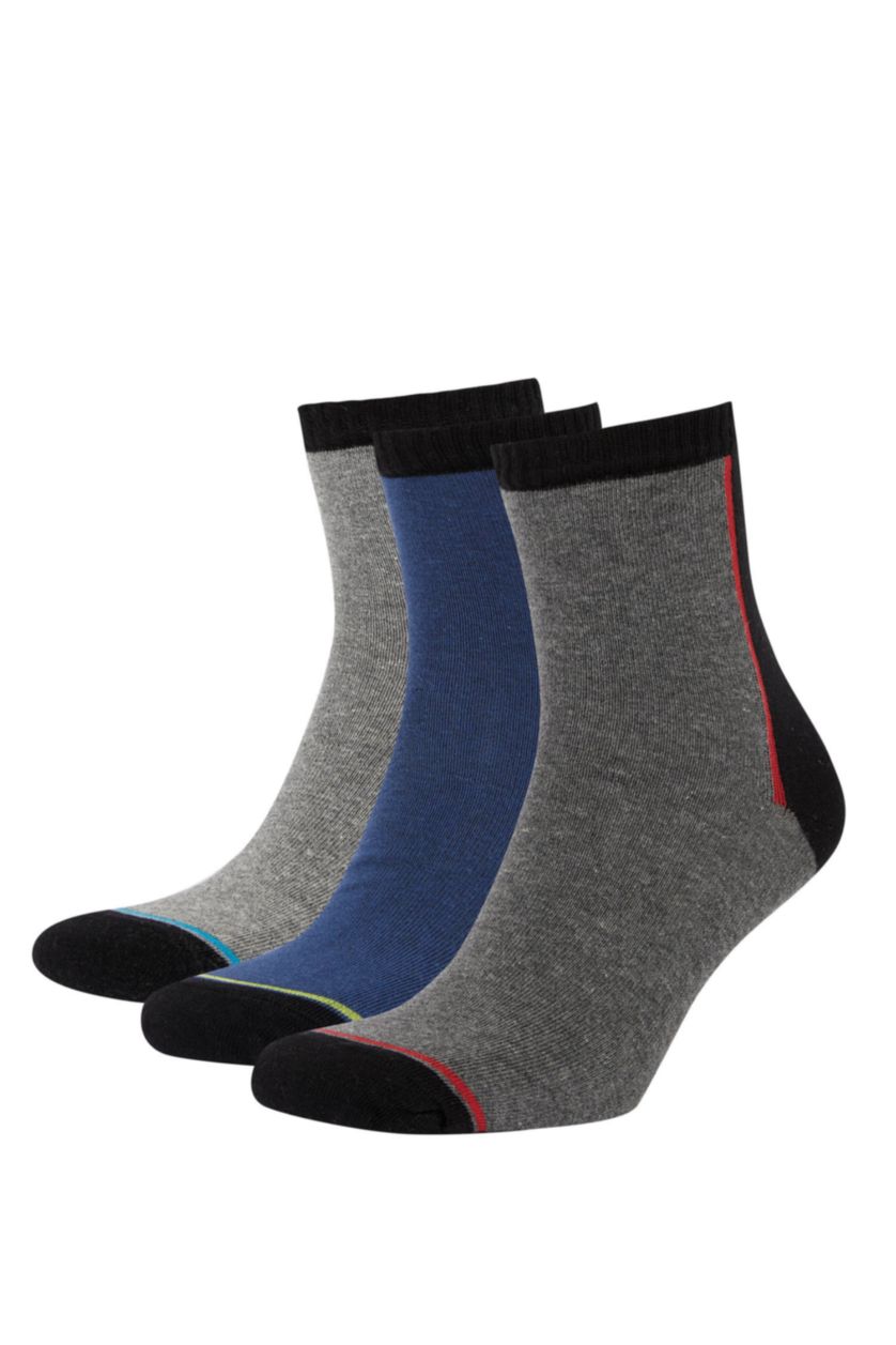 MAN MIXED 3 piece Cotton Long sock