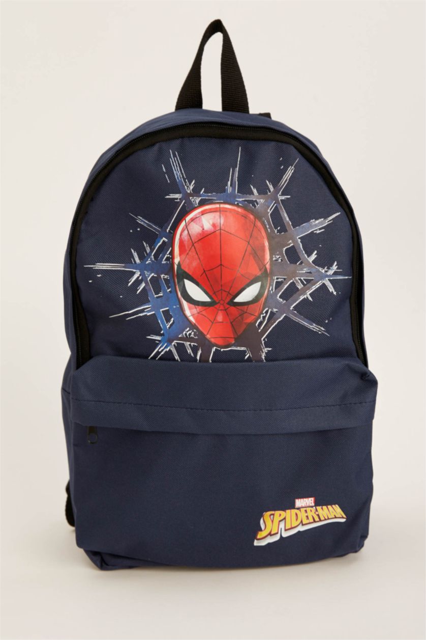 Erkek Çocuk - Genç Erkek Lacivert Erkek Çocuk Spider Man Lisanslı Sırt Çantası