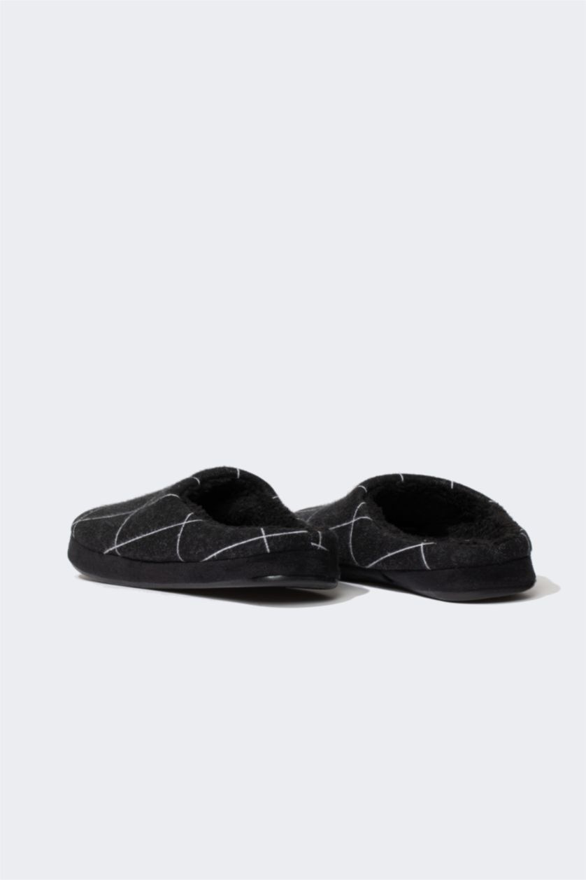 Erkek Siyah Erkek Düz Taban Terlik