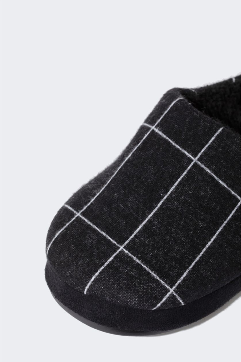 Erkek Siyah Erkek Düz Taban Terlik