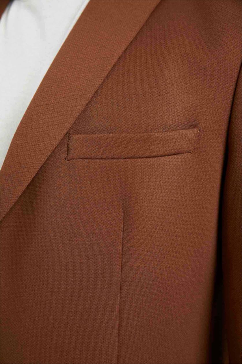 MAN Cinnamon Slim Fit Half Liner Blazer