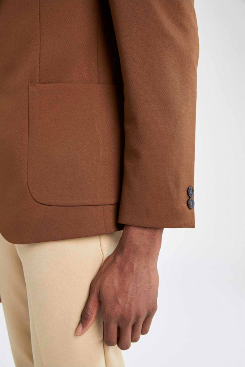 MAN Cinnamon Slim Fit Half Liner Blazer