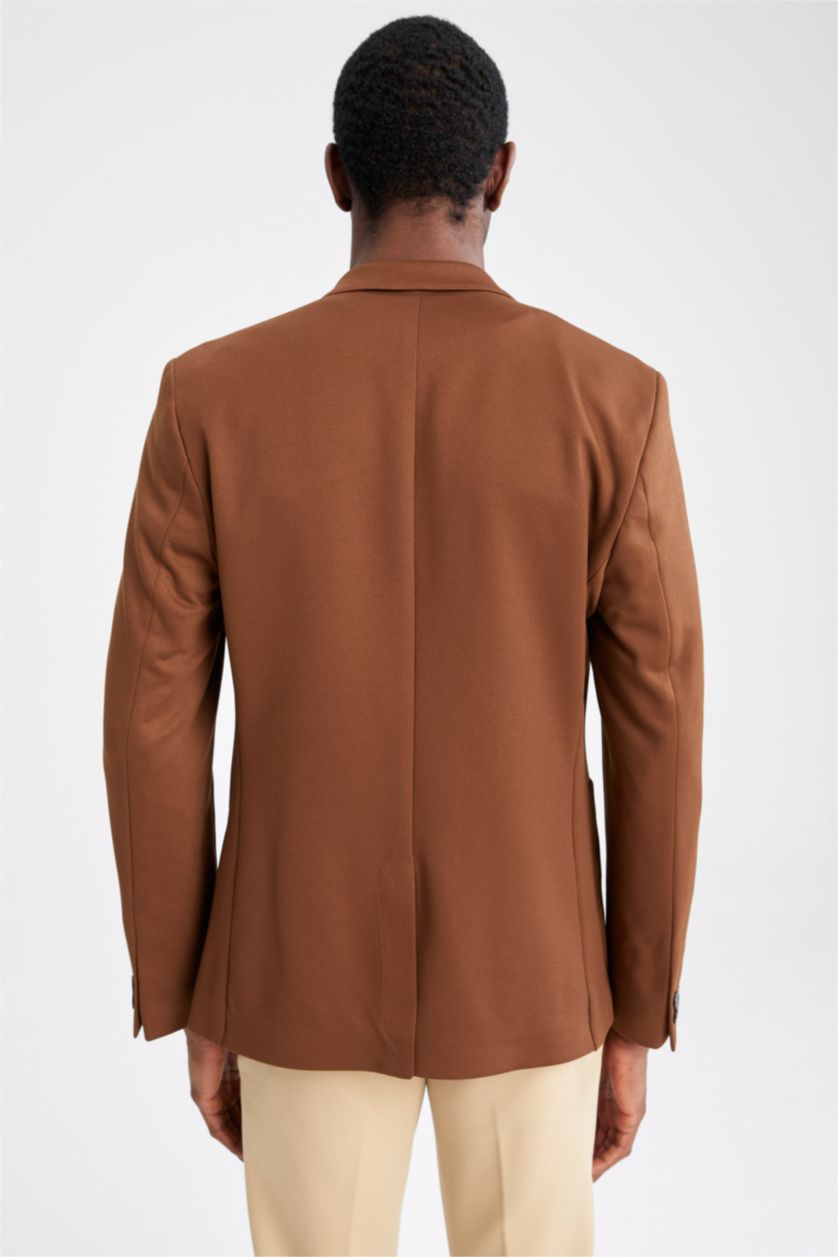 MAN Cinnamon Slim Fit Half Liner Blazer