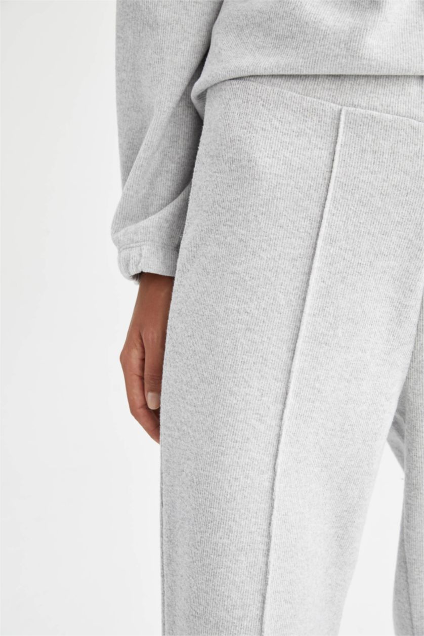 نساء ميلانج رمادي Wide Leg Trousers