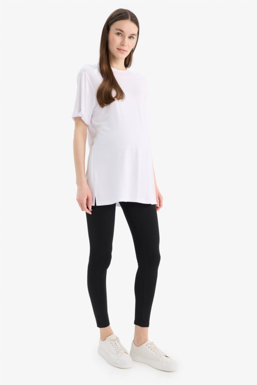 Kadın Siyah Skınny Fıt Hamile Altı