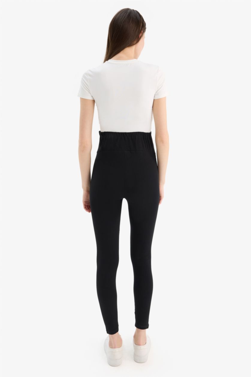 Kadın Siyah Skınny Fıt Hamile Altı