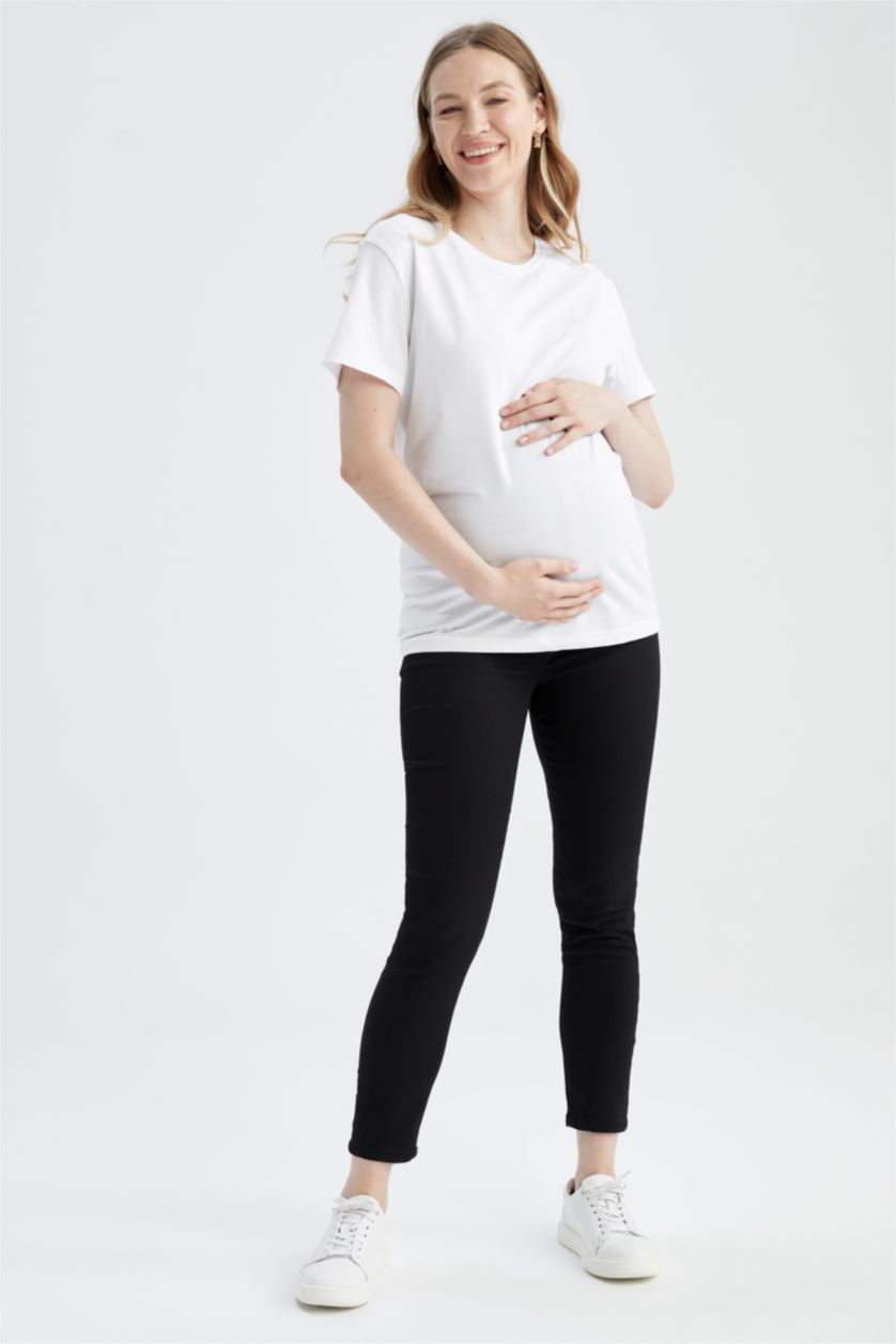 WOMAN Black Slim Fit Maternity Chinos