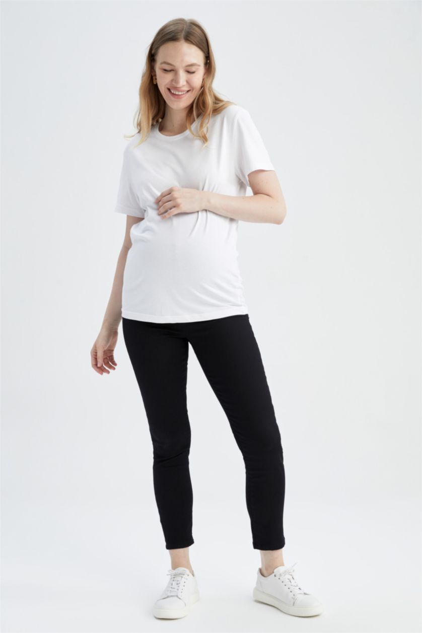 WOMAN Black Slim Fit Maternity Chinos