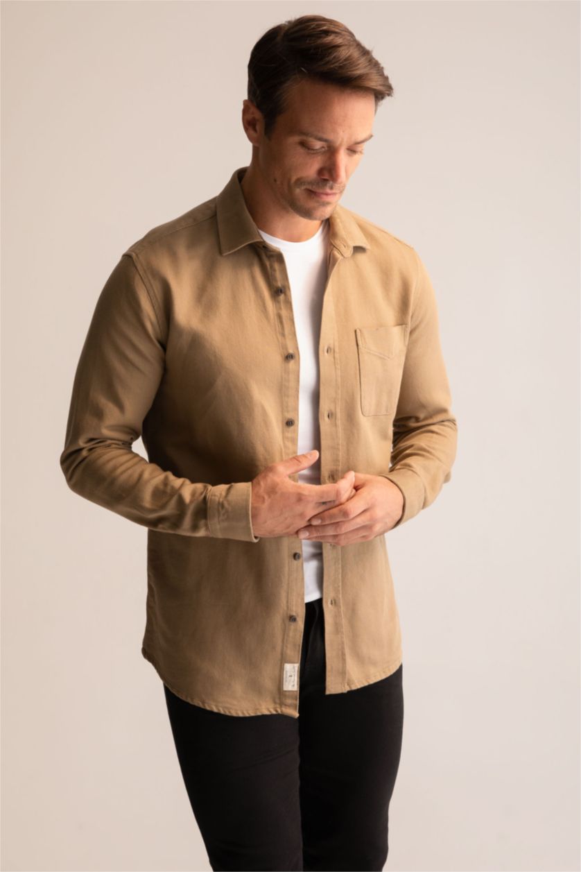 MAN Vison Modern Fit Long Sleeve Shirt