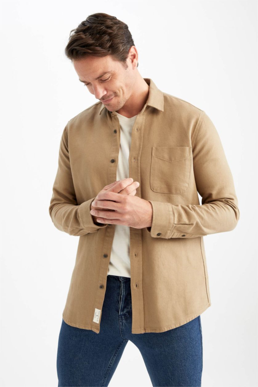 MAN Vison Modern Fit Long Sleeve Shirt