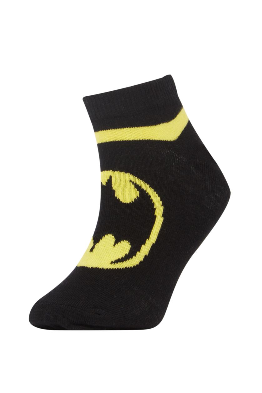 Young Boys - Teen Boys Karma Boy Batman Licence 3 piece Short Socks