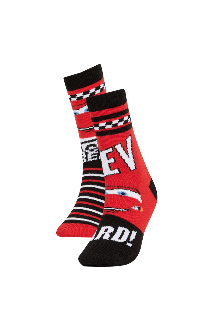 Young Boys - Teen Boys Karma Boy Cars Cotton 2-Pack Long Socks