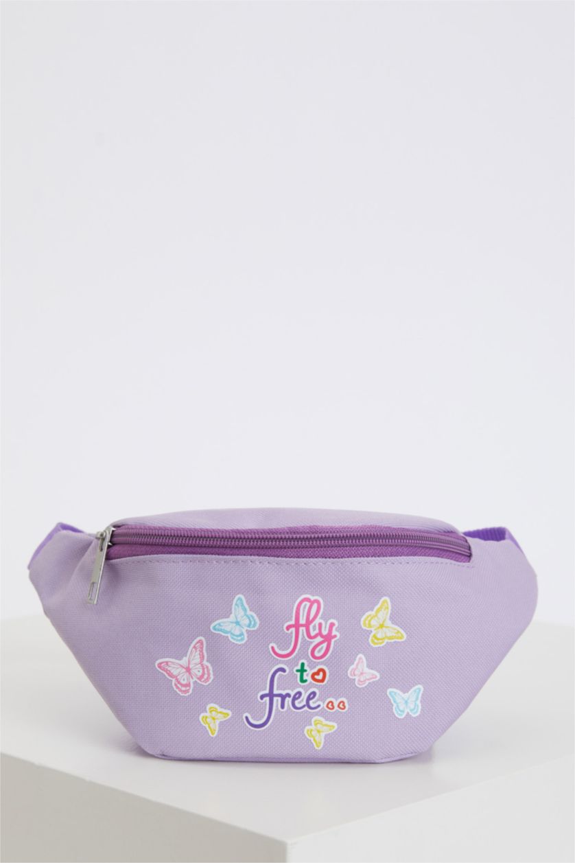 FILLES Rose Sac banane imprimé papillon pour fille