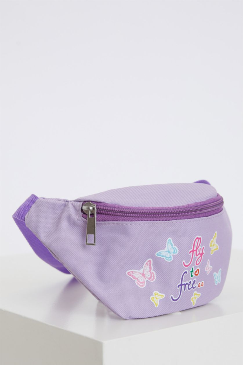 FILLES Rose Sac banane imprimé papillon pour fille