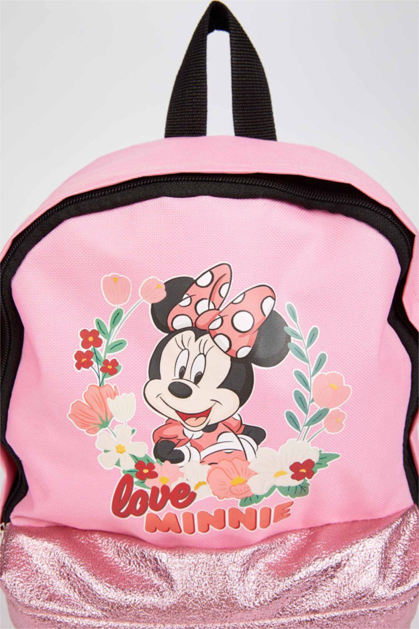 Kız Çocuk - Genç Kız Pembe Kız Çocuk Disney Mickey & Minnie Lisanslı Okul Sırt Çantası