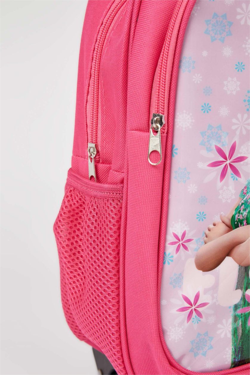 GIRLS & TEENS Fushsia Girl's Frozen Licensed Checked School Bag